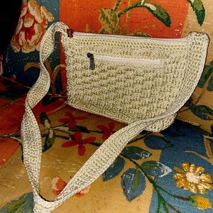 The Sak Crochet Woven Shoulder Bag Purse